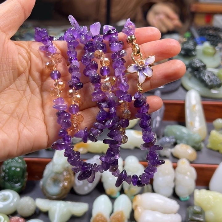 和田玉颈饰未镶嵌浅**爱