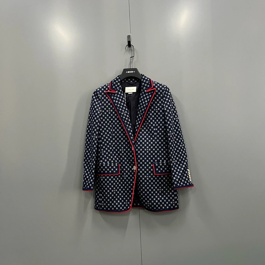 99新 GUCCI/古驰 zt1 几何图案满印西装 40码/98新/610834