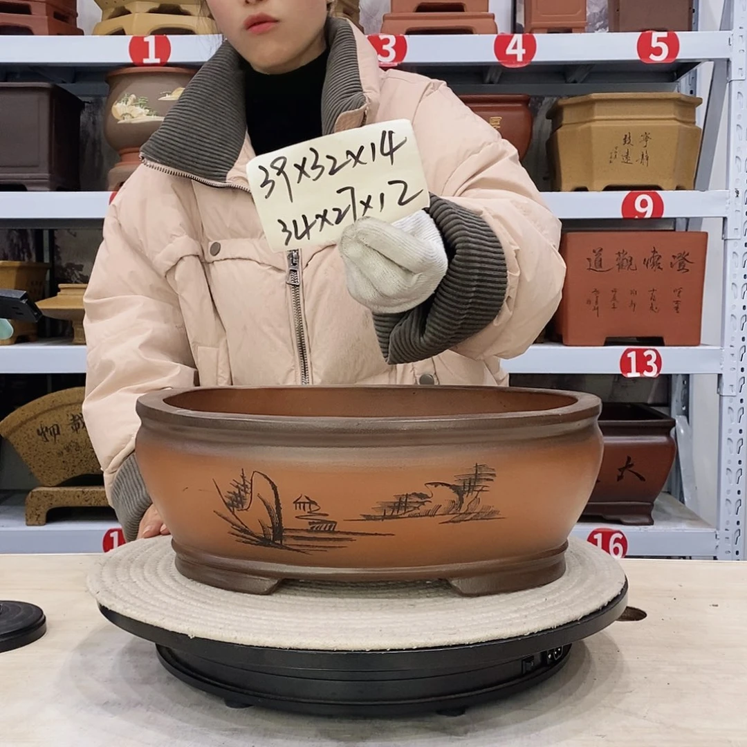 紫砂花盆紫砂花盆