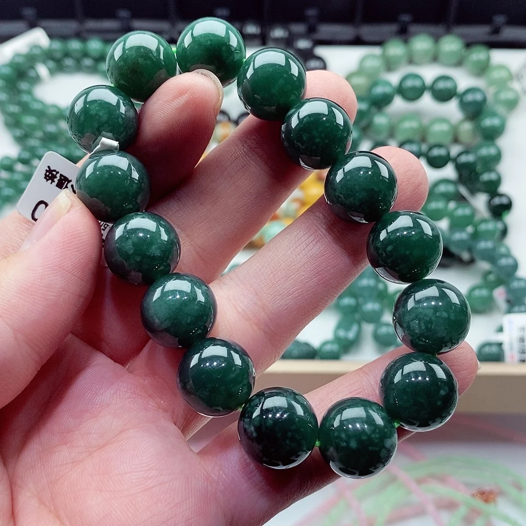 翡翠未镶嵌毛衣链