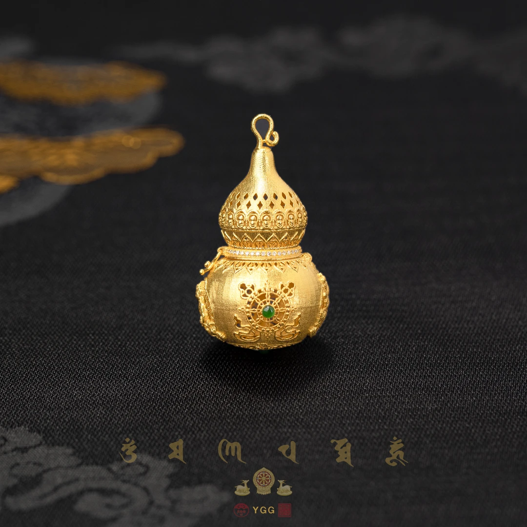 员格格「万相天财」黄金18K金葫芦宝吊坠/SMJZ01