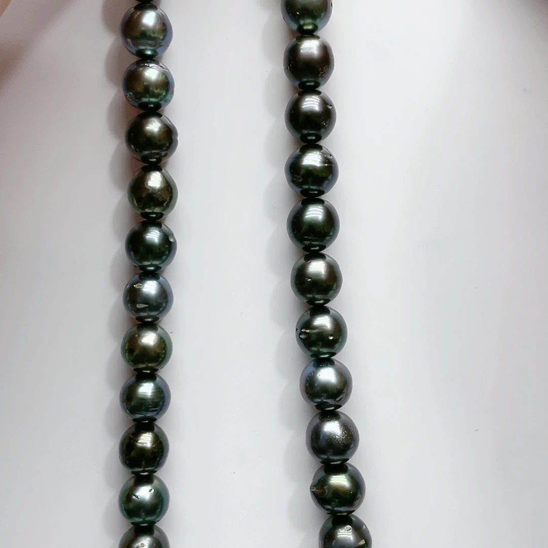 海水珍珠银S925镶嵌颈饰