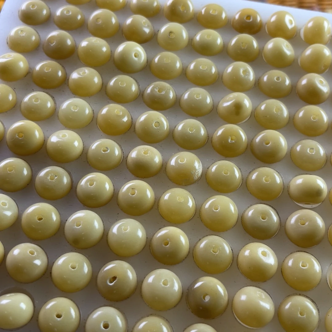 吊坠白玉菩提瑕疵11-9奶黄苹果200颗