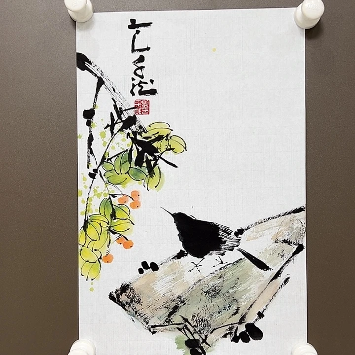国画郭千龙  手绘原创