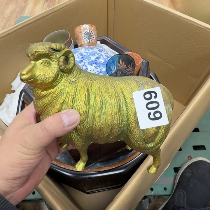 瓷片工艺品摆件瓷器摆件正能量