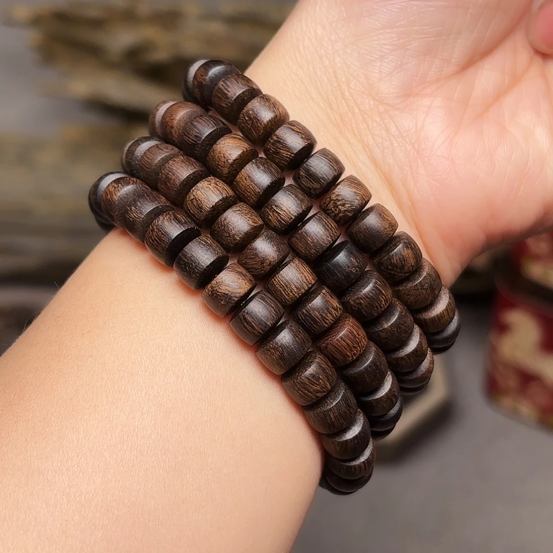 手串沉香越南瘤疤富森红土6✖️8✖️108