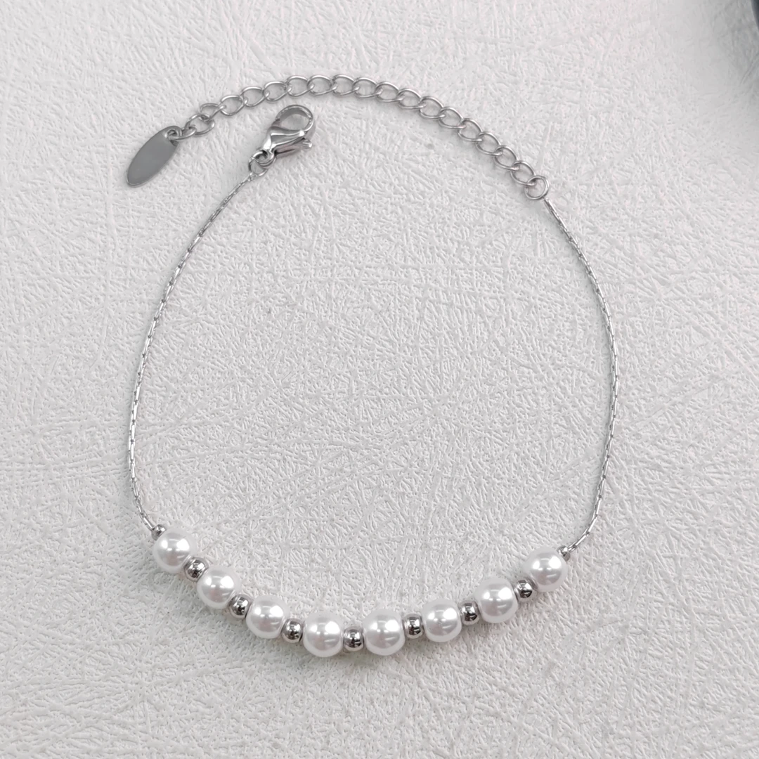 XUPING/旭平首饰 不锈钢仿珍珠手链 夏上新设计 GDX T001060619