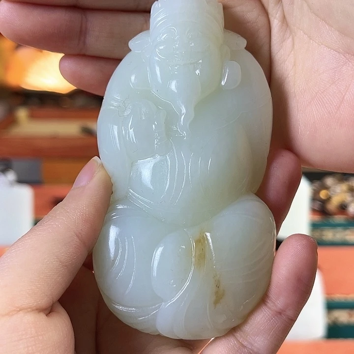 和田玉把件未镶嵌洋*玛