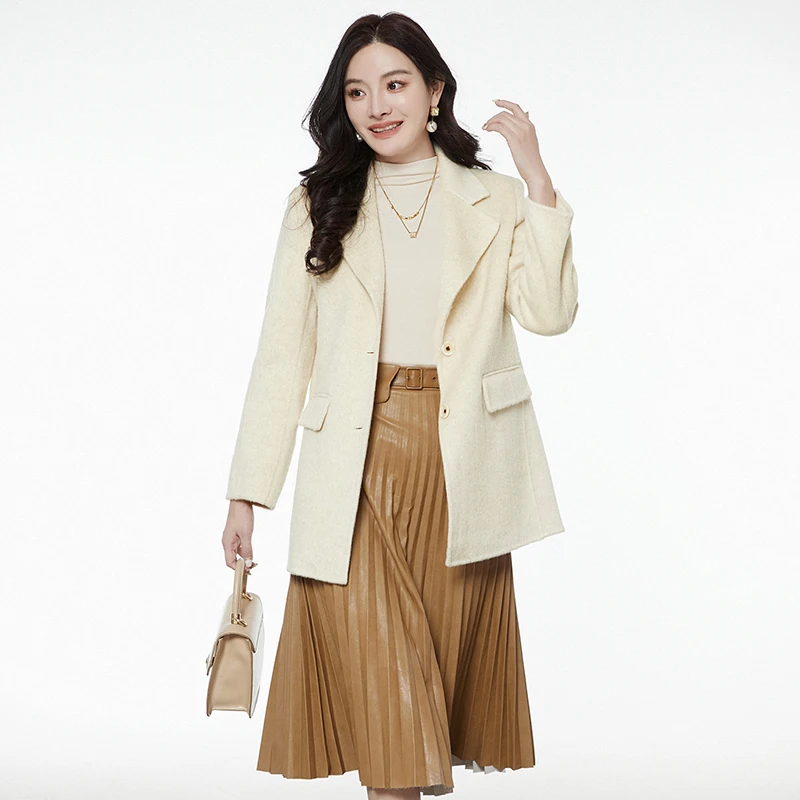 E015阿尔巴卡高货大衣44HZ1F0015