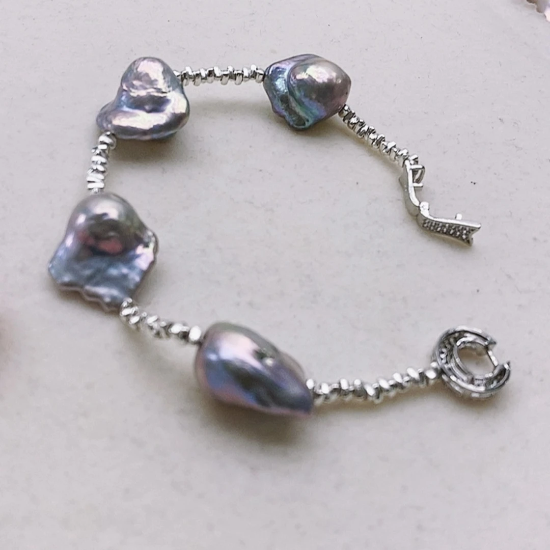 【闪购商品】银S925镶嵌淡水珍珠耳饰