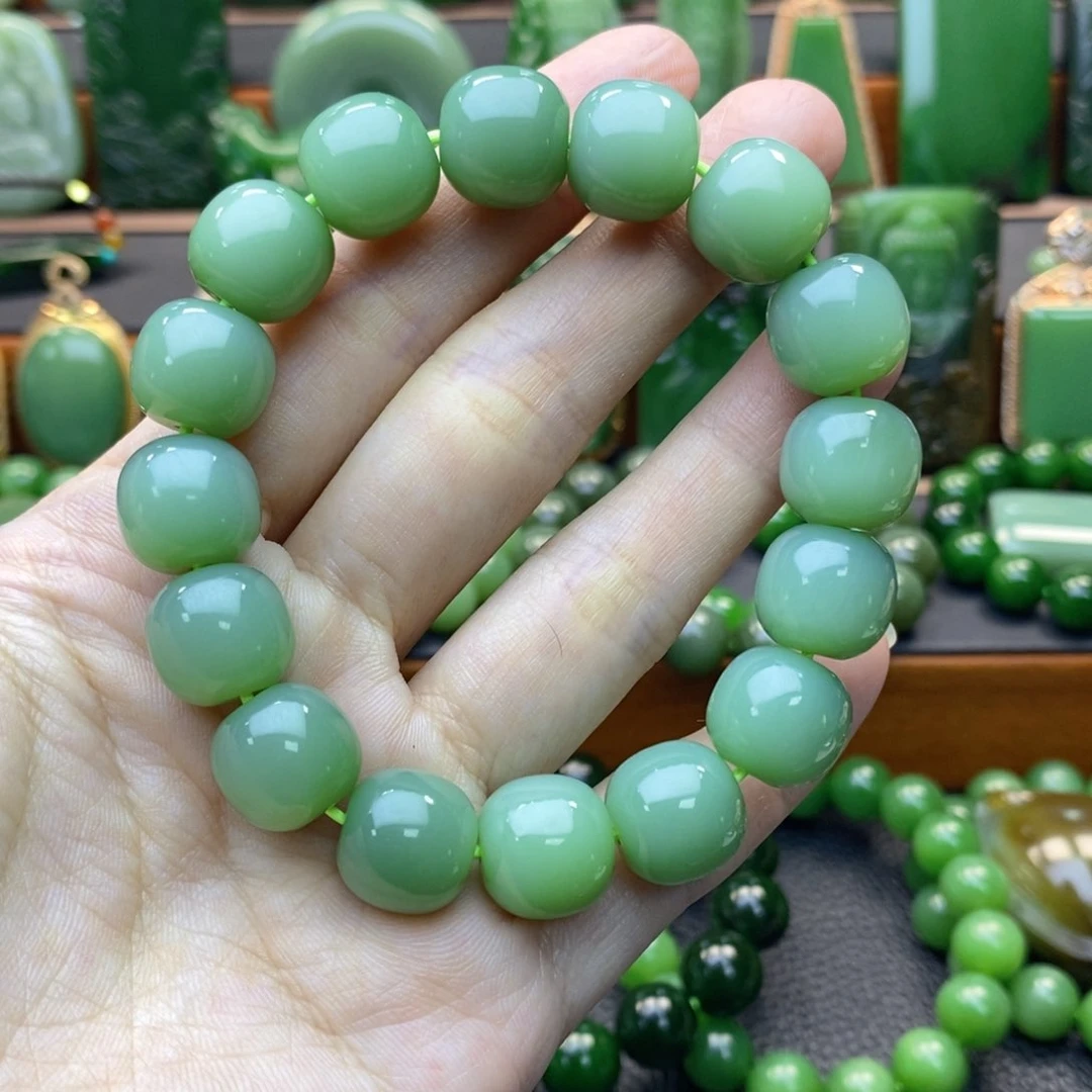 未镶嵌手串和田玉（碧玉）晓*手串