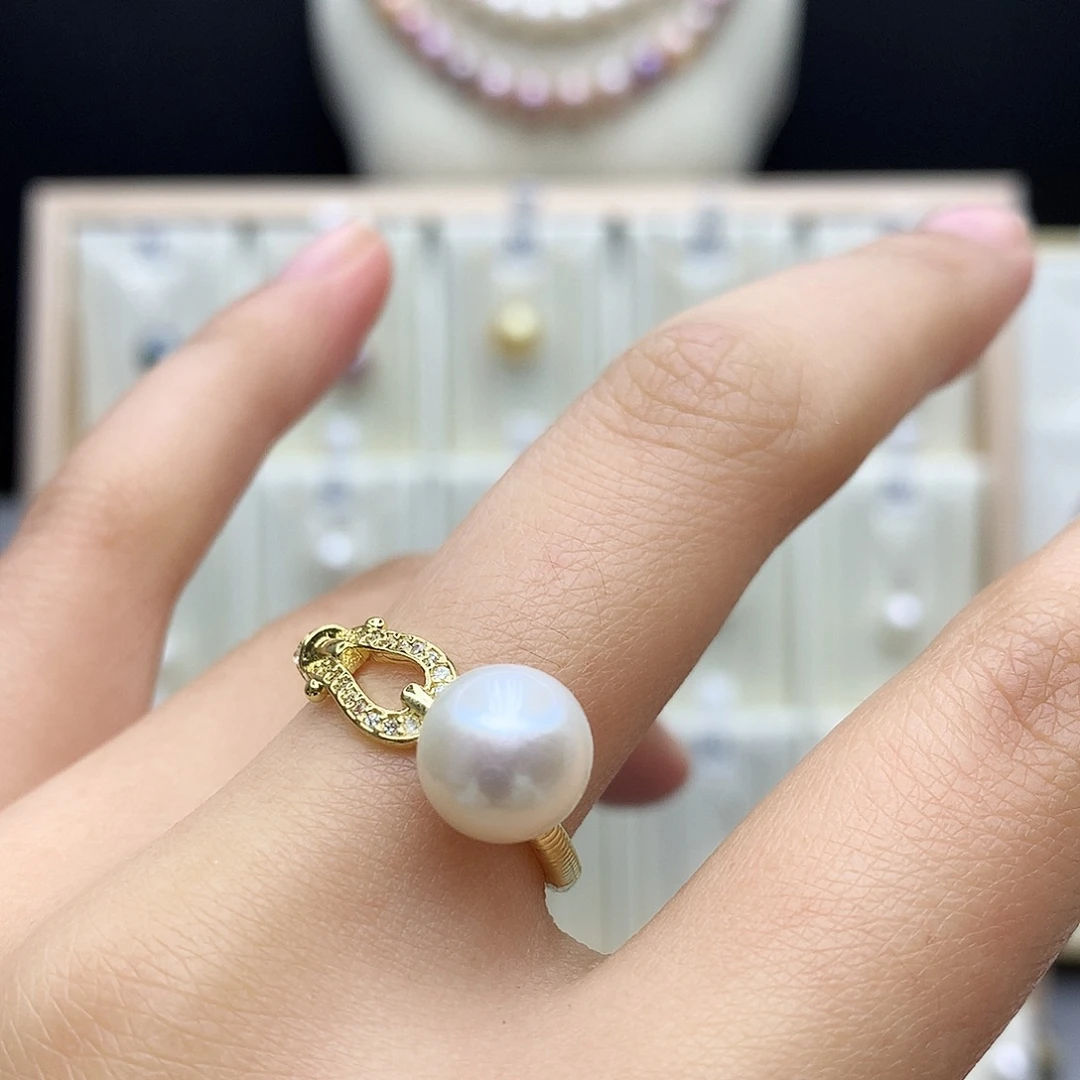 淡水珍珠颈饰合金