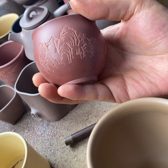 ****^茶杯紫砂宜兴紫砂艺术…