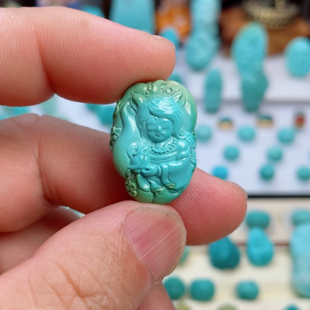 【闪购商品】绿松石未镶嵌吊坠(不含链)