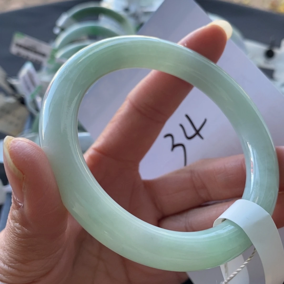 翡翠未镶嵌手镯手镯