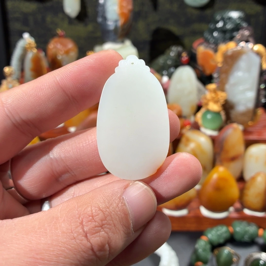 和田玉（子料）未镶嵌挂件13g