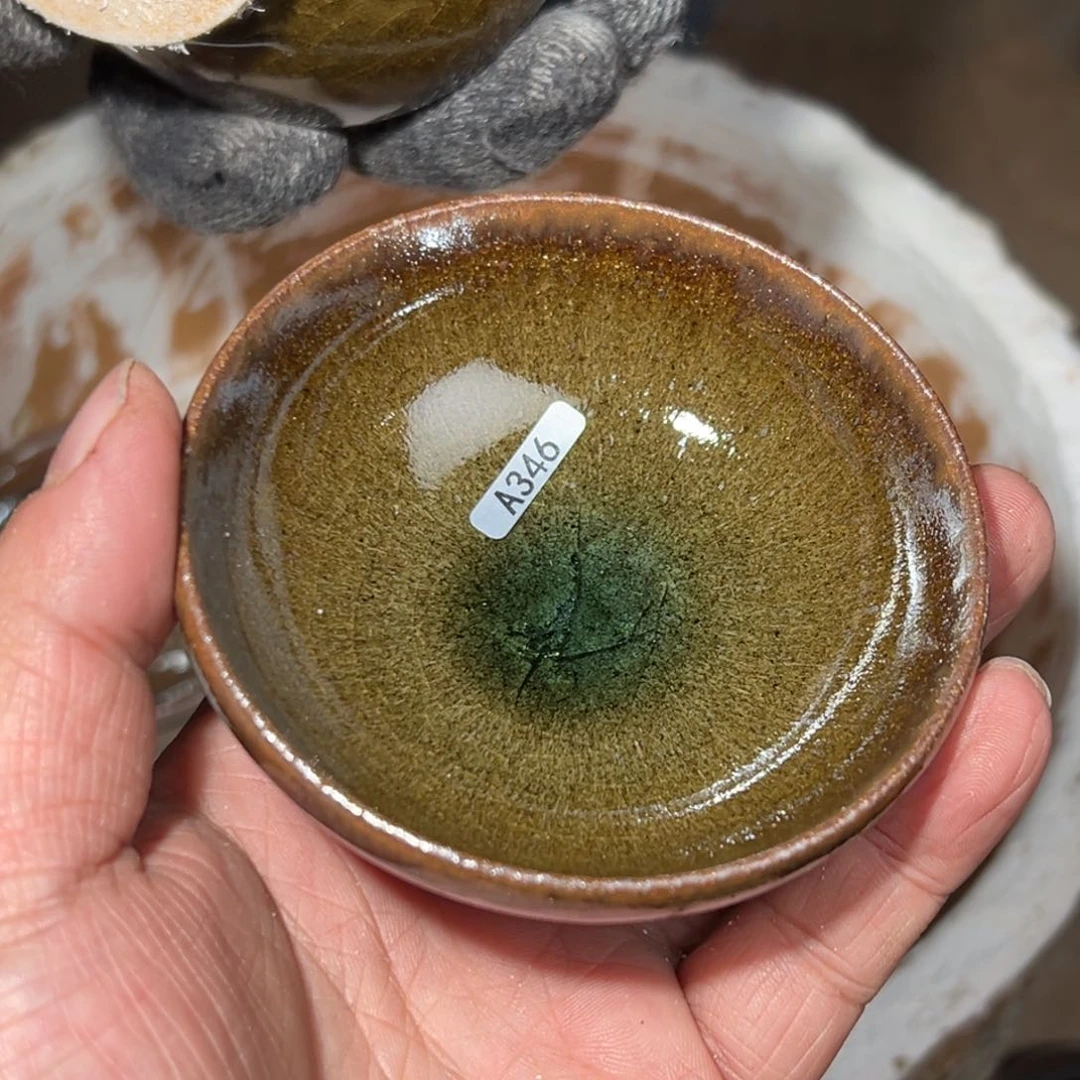 茶盏龙窑柴烧【微瑕】346