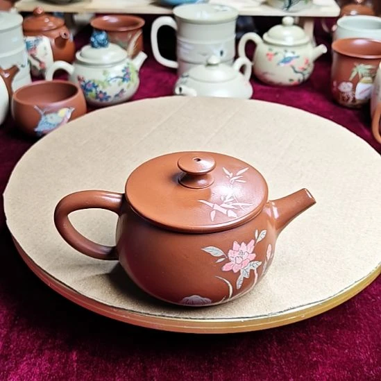 建水紫陶复烧茶壶全品11号