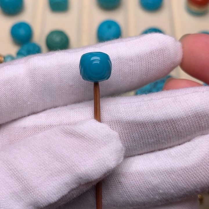 绿松石未镶嵌绿松石博古8.7