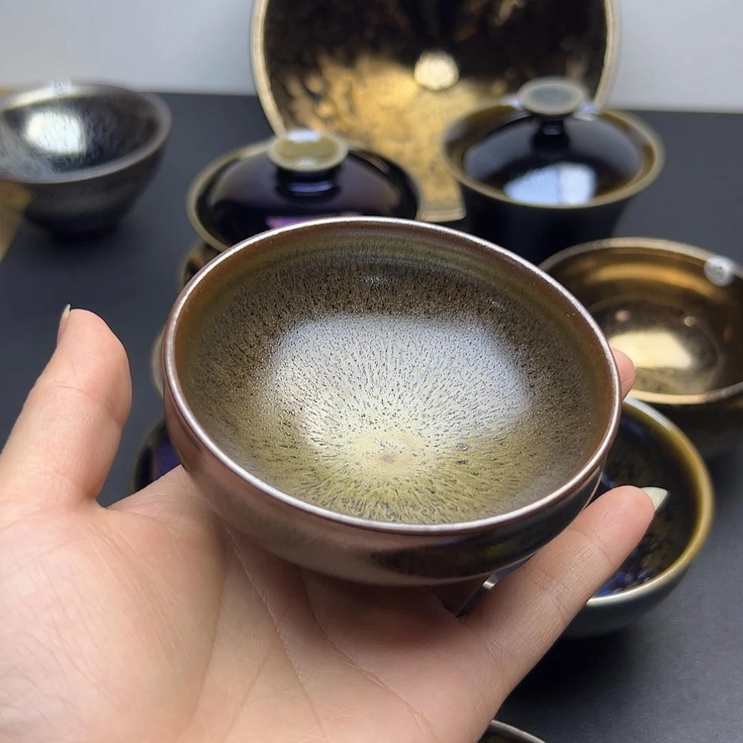 茶盏建窑建盏主人杯