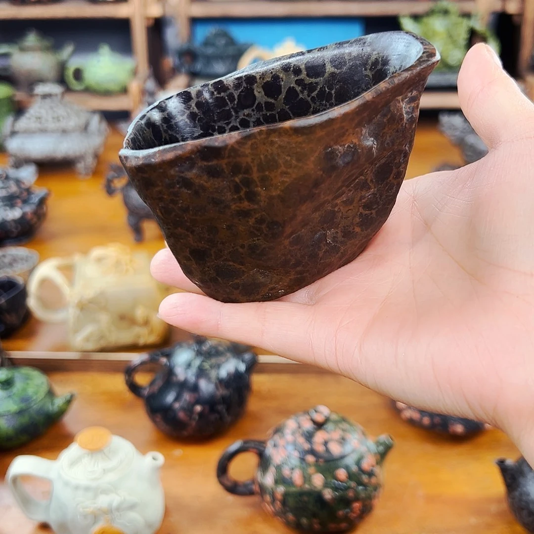 福利茶空间天然石料冰碛岩小**刀