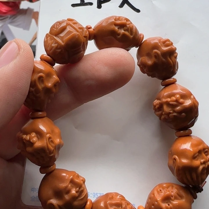 橄榄核手串/手链?****享橄榄核手串雕刻