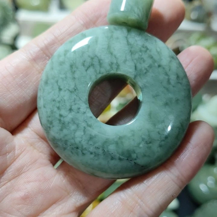 岫玉平安扣未镶嵌