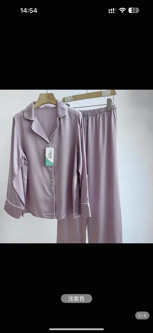 竹纤维睡衣 图片仅供参考   直播间听清介绍在拍 水洗不退不换