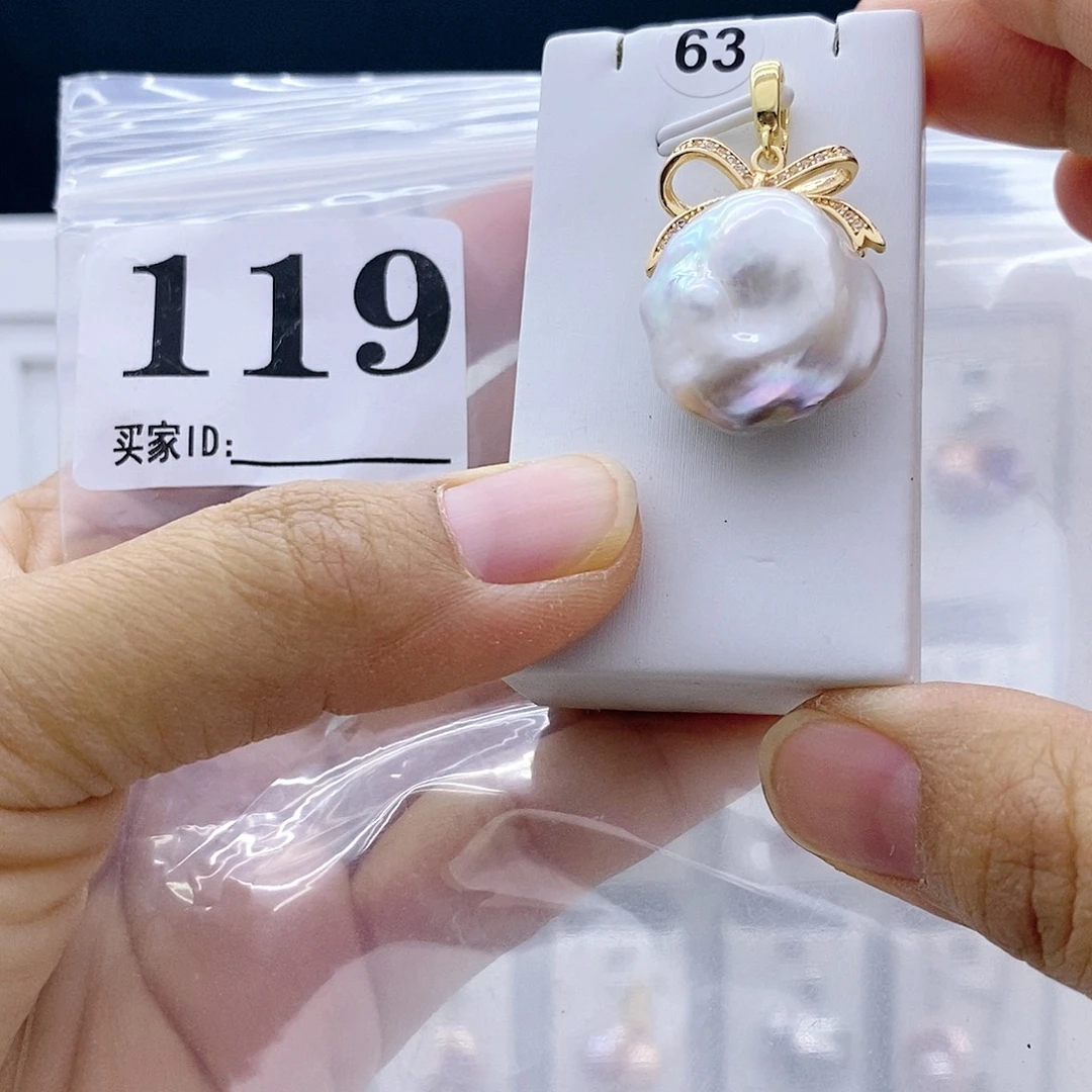 颈饰钛钢淡水珍珠