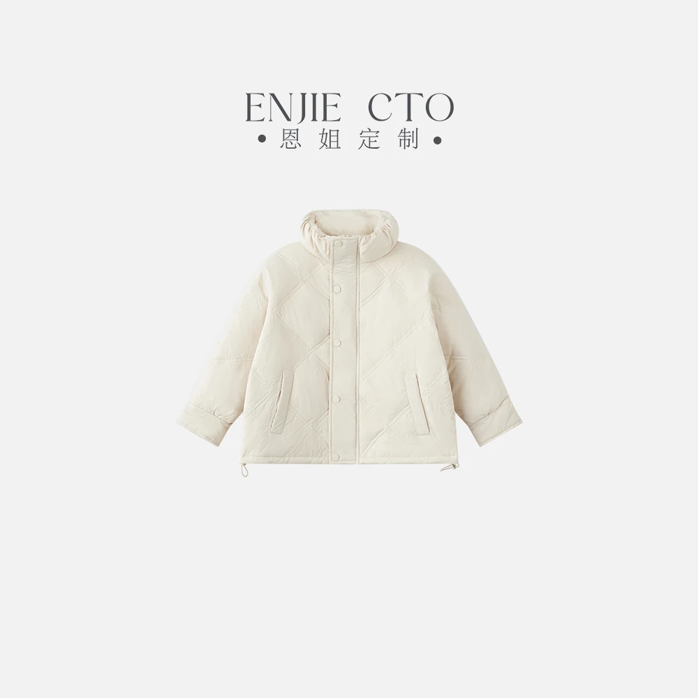 恩姐定制2024时尚秋冬女童儿童保暖羽绒服ENY802