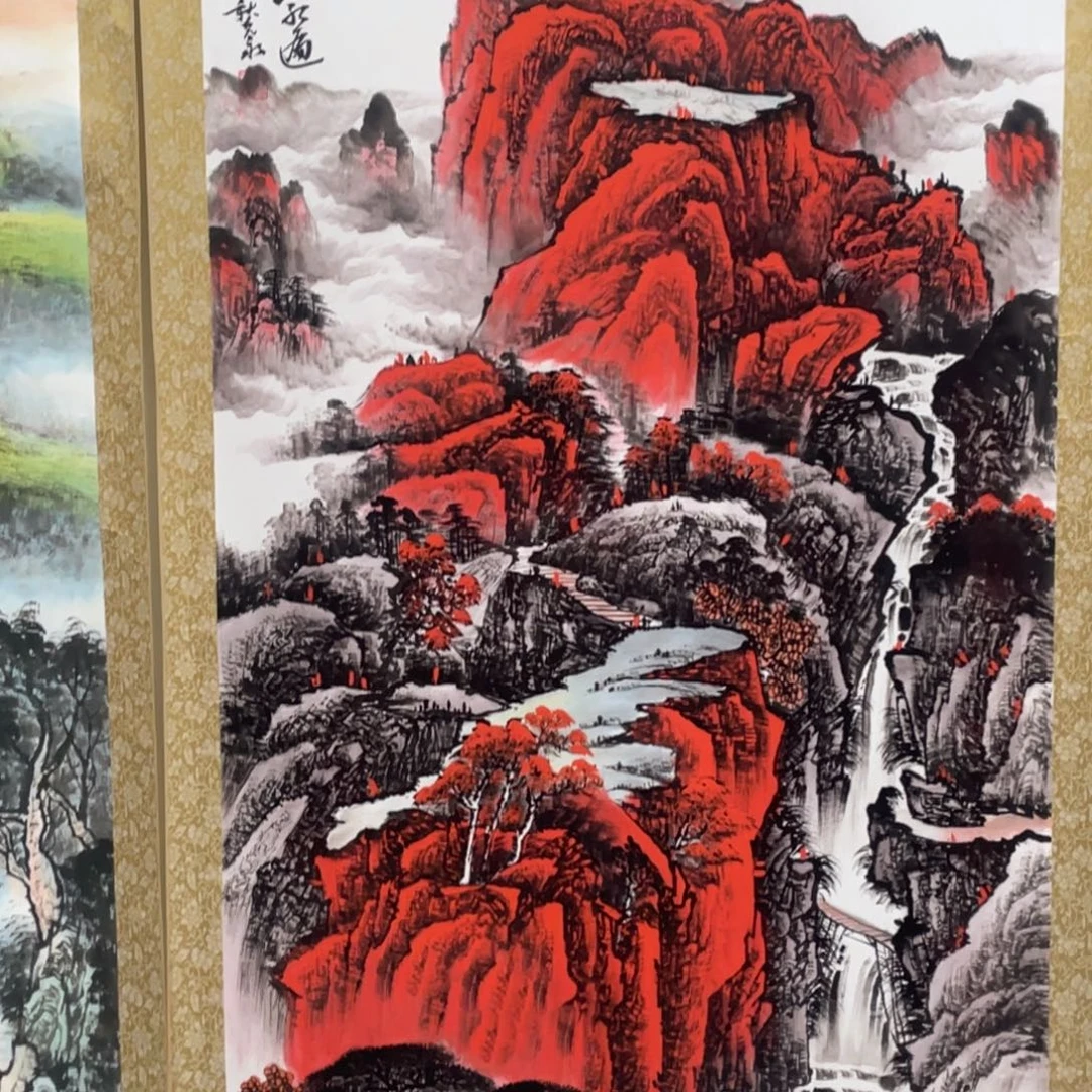 国画老师手笔手绘作y