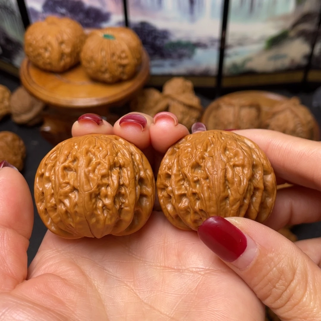 文玩核桃把件40.5铁锤