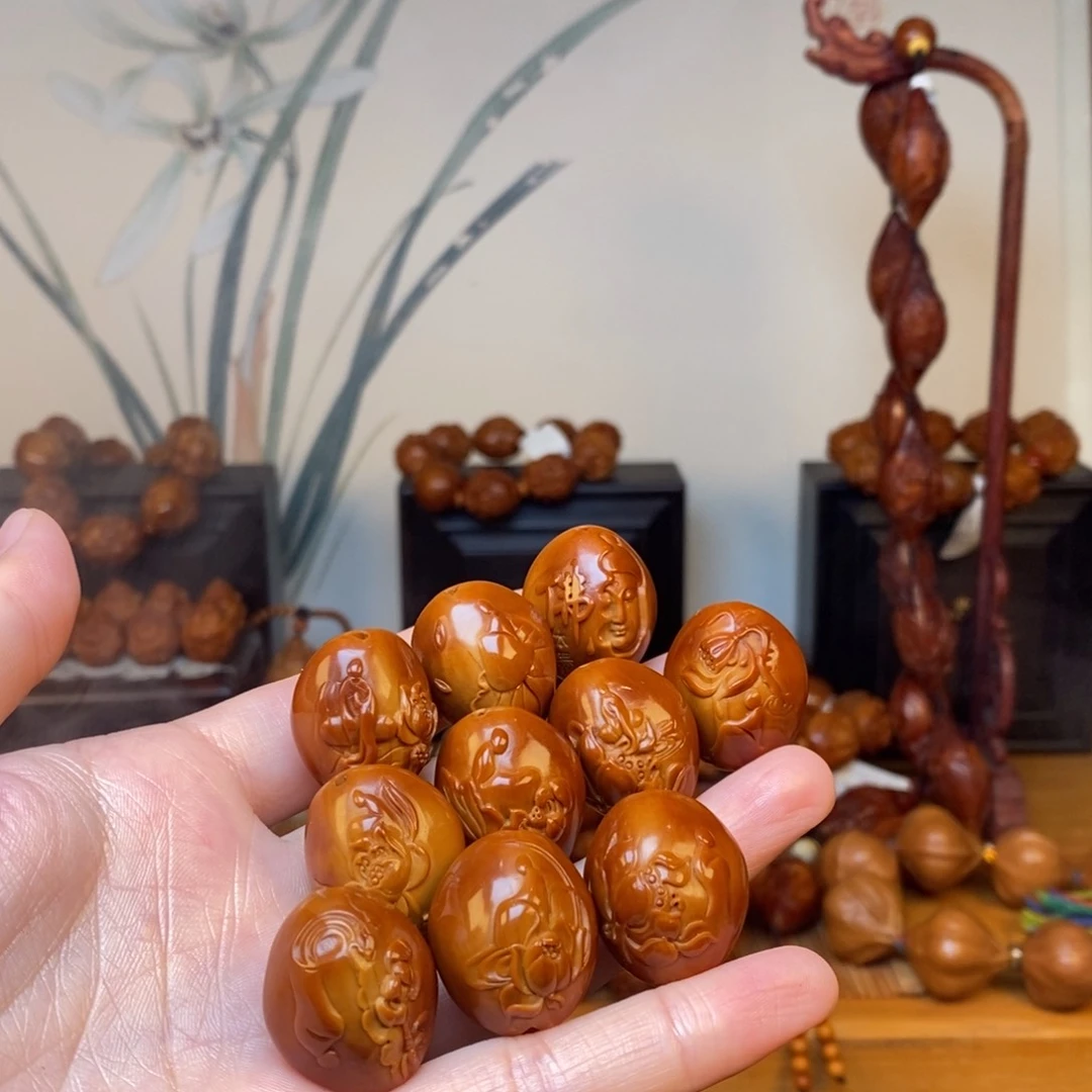 橄榄核手串顾志东老师无相2.1×2.4