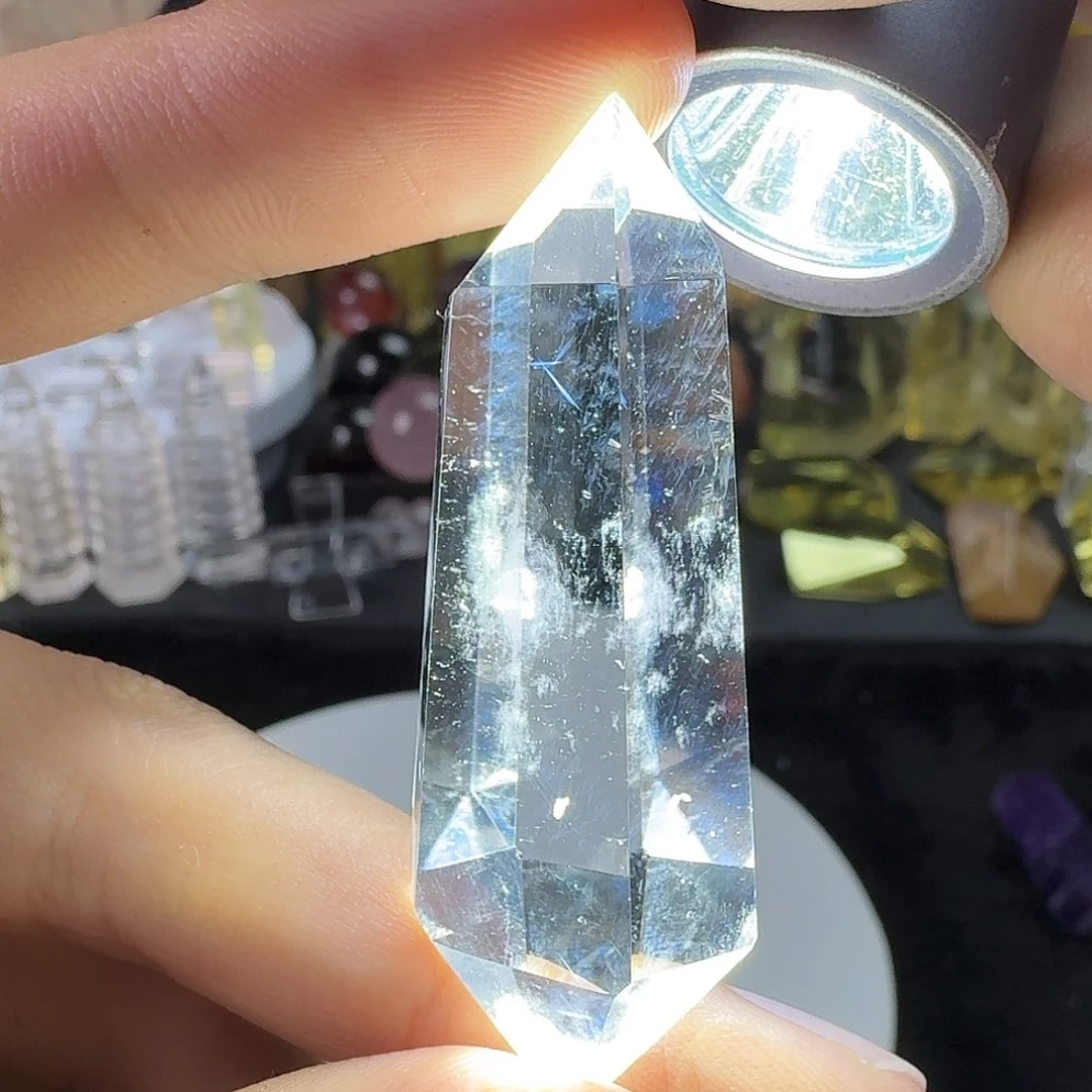 水晶珠宝半成品未镶嵌蓝针