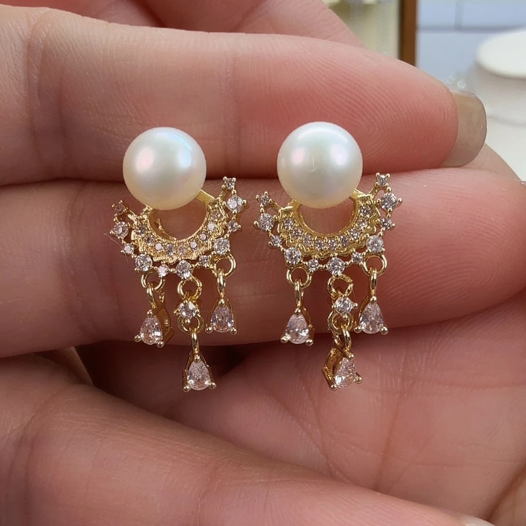 耳饰淡水珍珠未镶嵌116