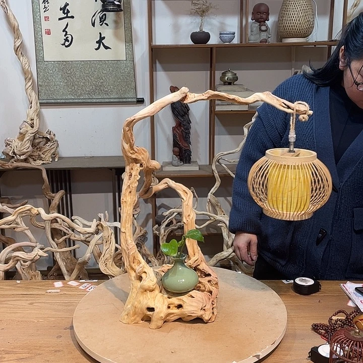 木杜鹃根根艺摆件