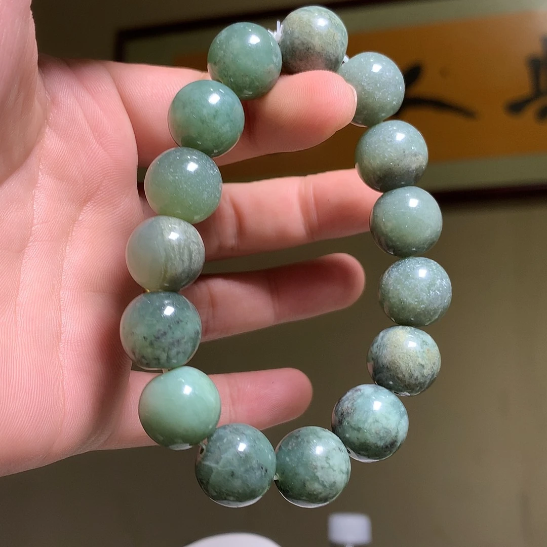未镶嵌蛇纹石玉手串
