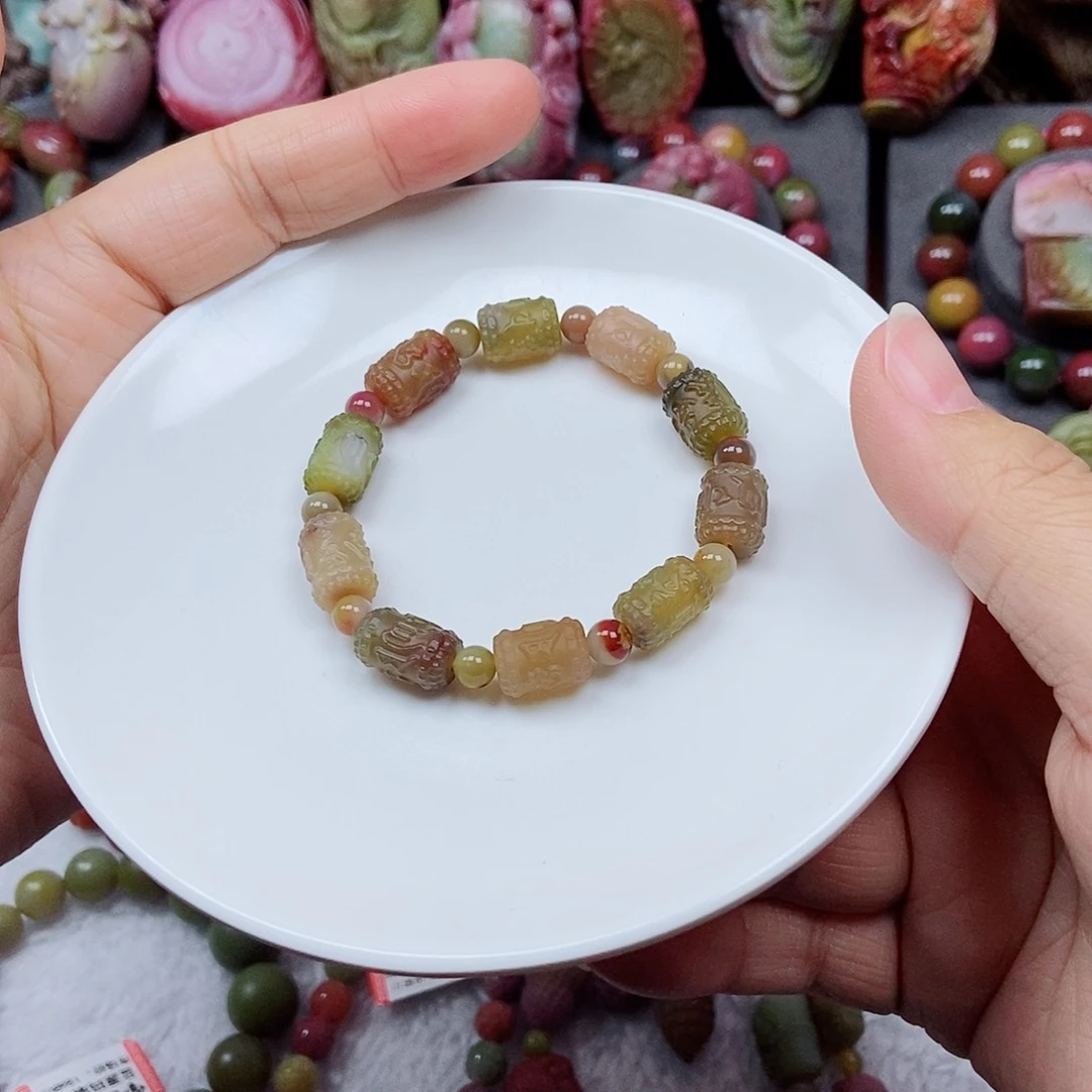 未镶嵌石英质玉珠宝半成品