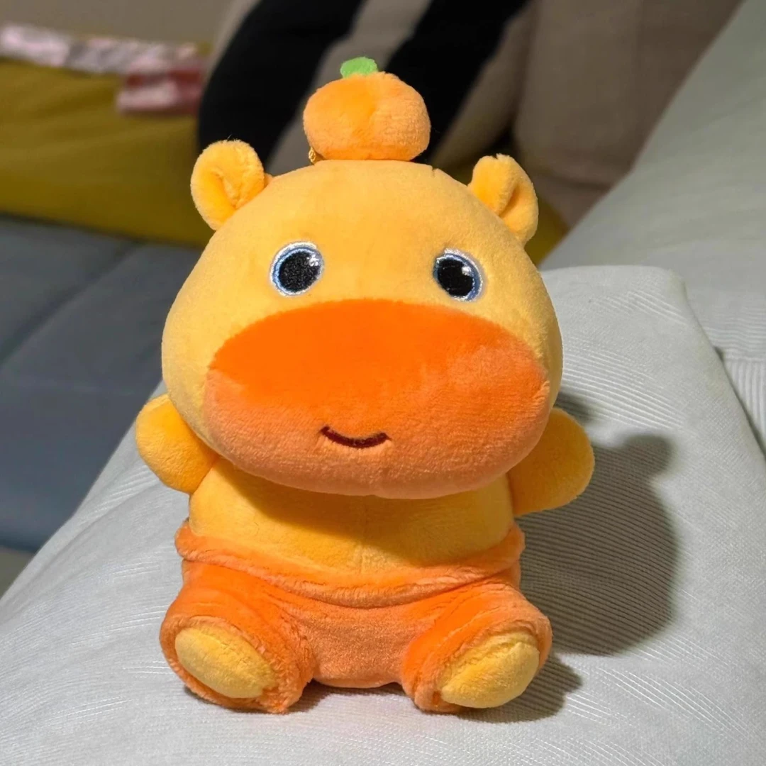 水豚嘟嘟周边可爱表情包毛绒玩偶公仔娃娃送朋友礼物背包挂件装饰