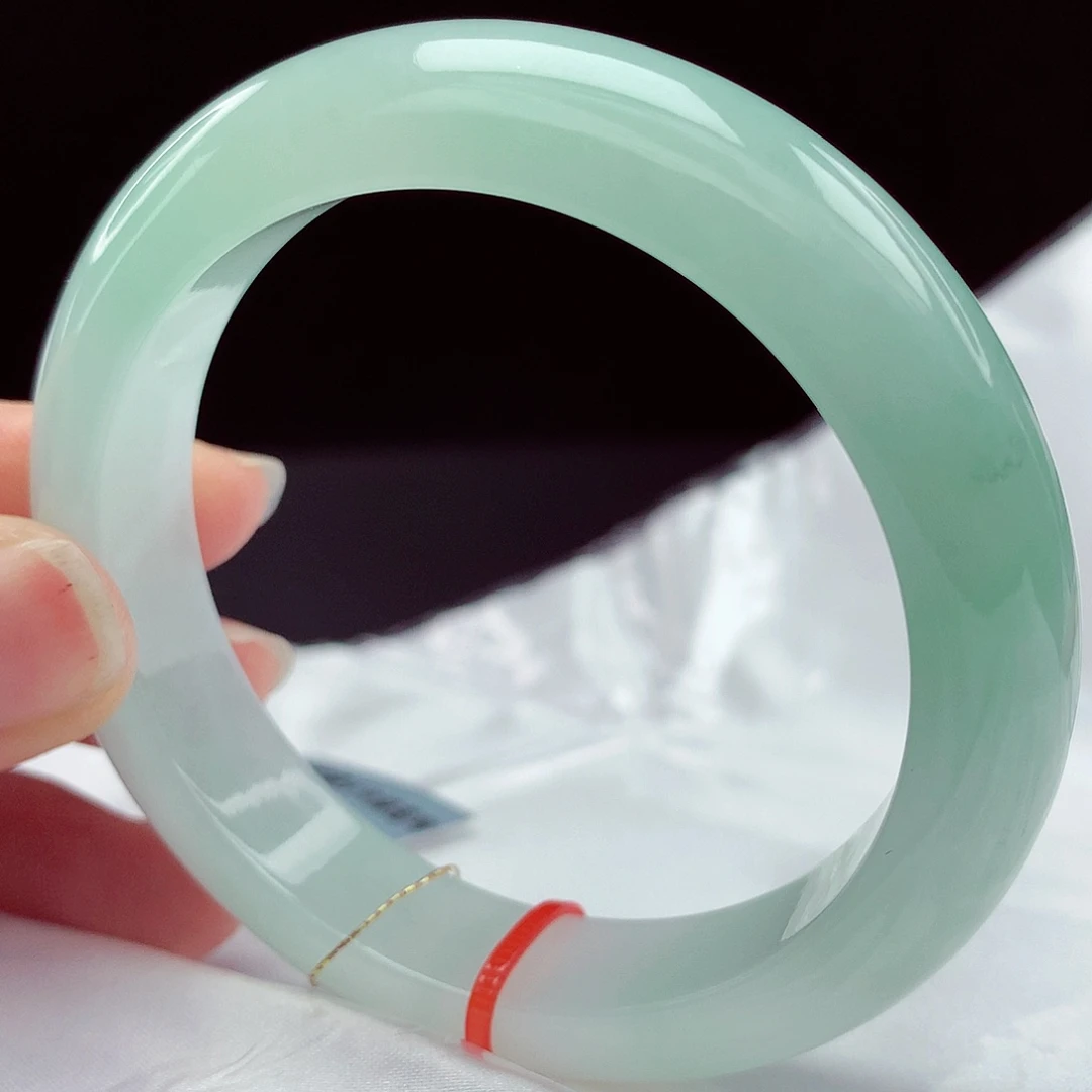 翡翠未镶嵌手镯55圈825