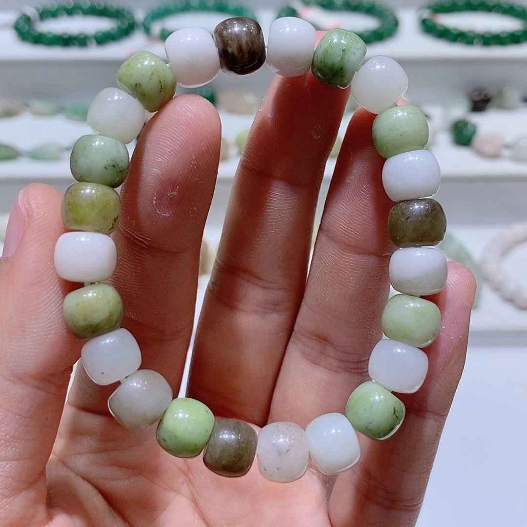 独山玉未镶嵌手串