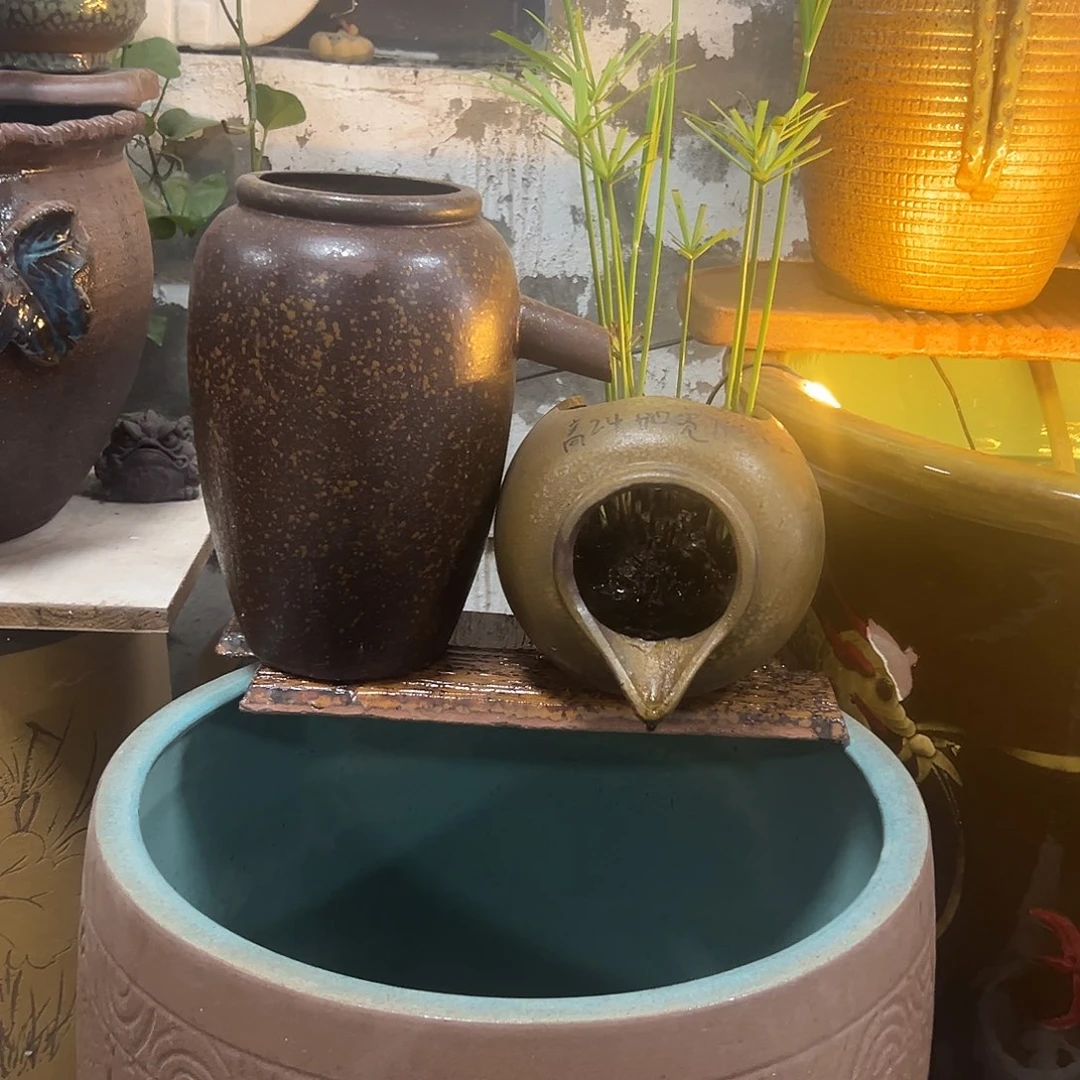 水***家流水罐+6瓦泵软管一起