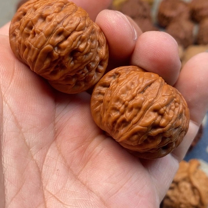 文玩核桃把件锦*核桃