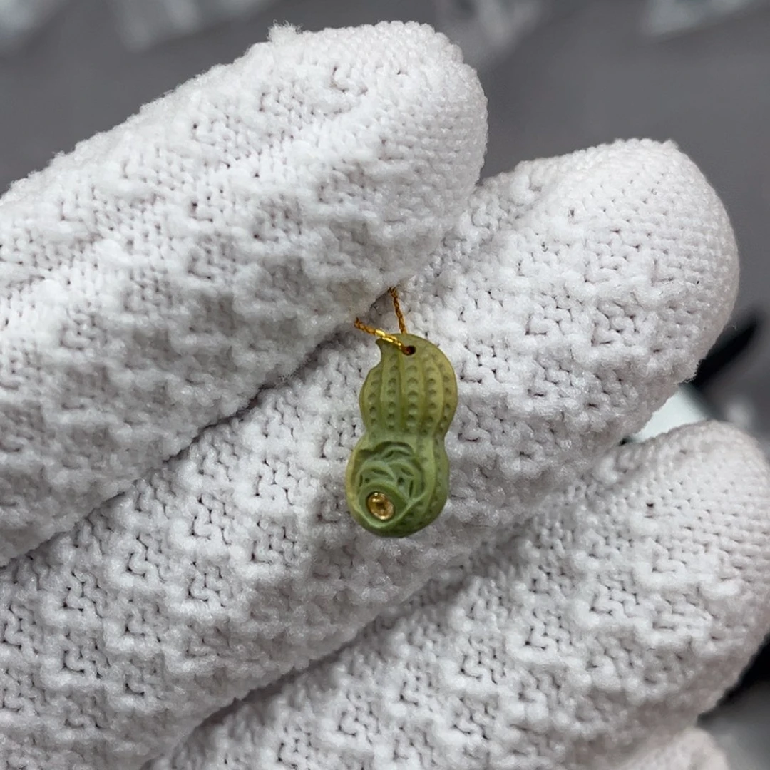 绿松石未镶嵌花生编号19