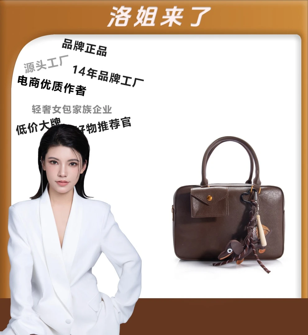 （粉丝专享）新款包包简约女士休闲手提斜跨包LL412