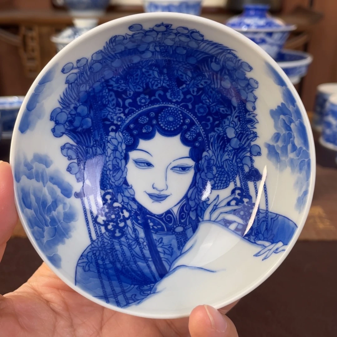 杯景德镇陶瓷手工手绘