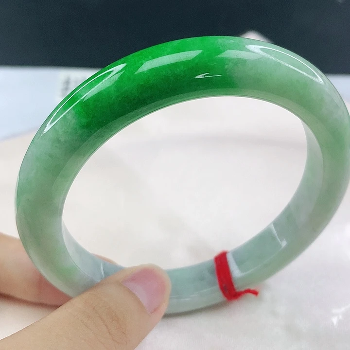 未镶嵌手镯翡翠圈63，0B014