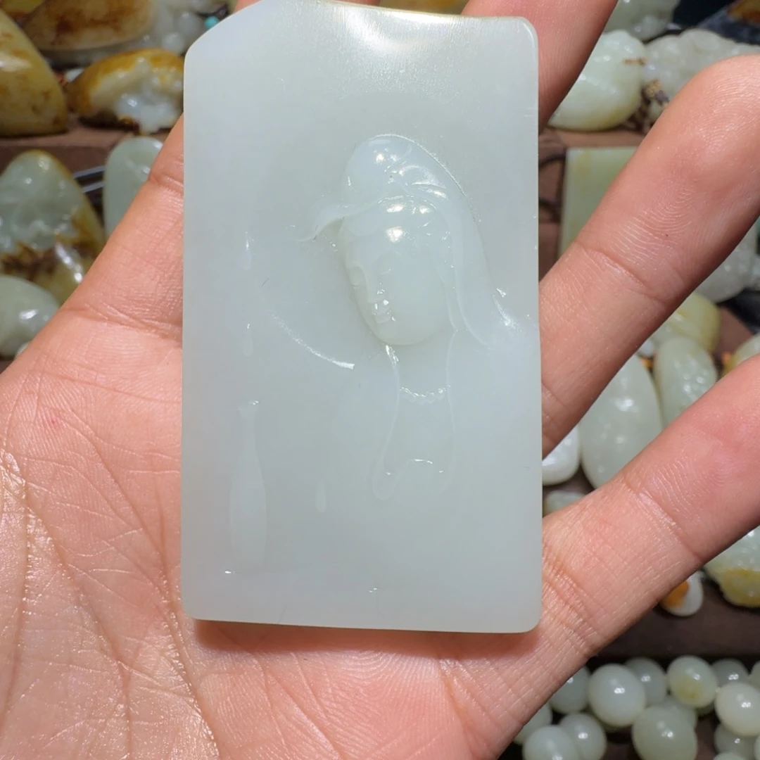 天***翔和田玉未镶嵌吊坠(不含链)