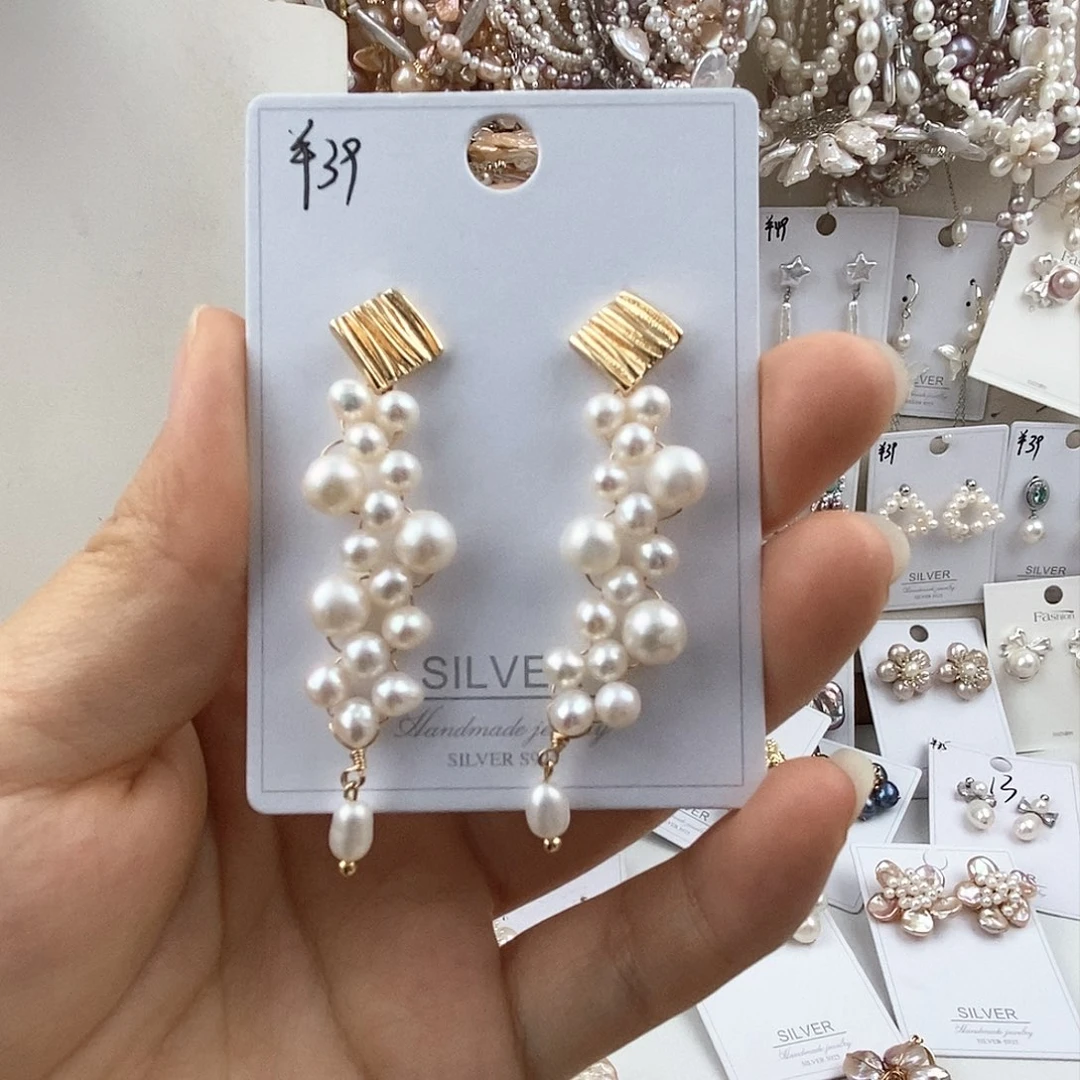 颈饰银S925镶嵌淡水珍珠