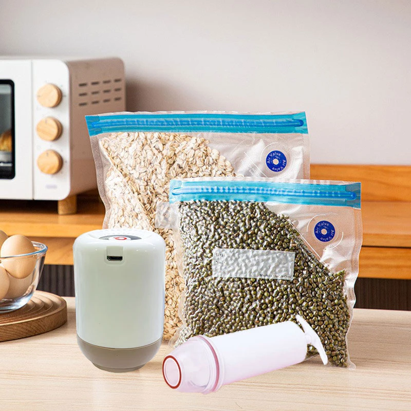 璟珞加厚真空食品包装袋家用抽空收纳压缩塑封袋网纹保鲜密封商用